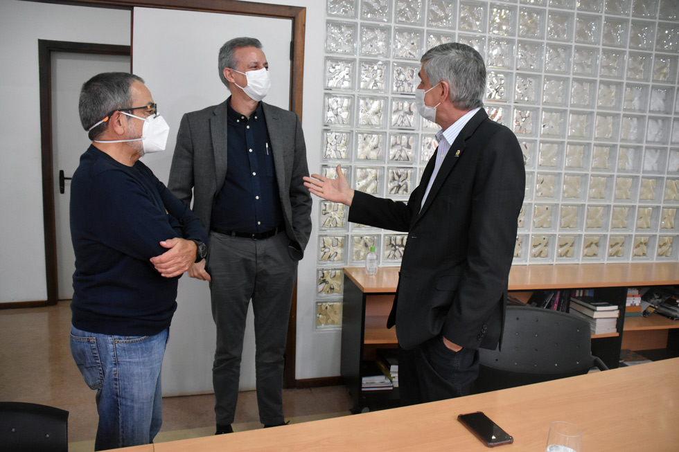 Secretário de Gestão e Controle da Prefeitura de Campinas, André Von Zuben, em visita de cortesia para a equipe da nova gestão